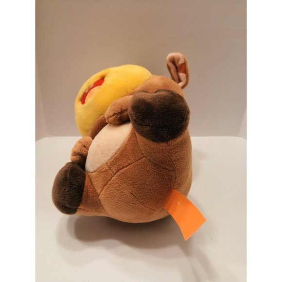 Vip kid cow costume Ox Dino Daily yellow dinosaur Plush Stuffed 9" - Picture 5 of 7